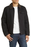 Levi's Corduroy Collar Workwear Jacket In Black