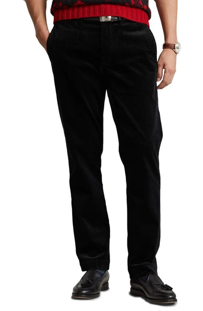 Polo Ralph Lauren Bedford Stretch Corduroy Pants In Polo Black