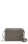 Allsaints Fetch Leather Bag In Denim Grey