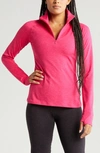Zella Half-zip Pullover In Pink Bright