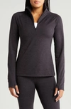 Zella Half-zip Pullover In Black