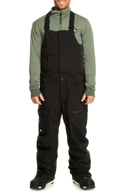 Quiksilver Utility Snow Bib Ski Pants In Black