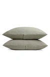 Parachute Cloud Cotton Sham Set In Moss