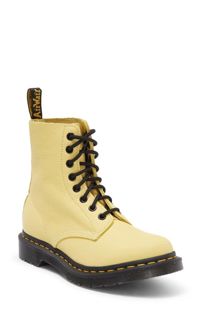 Dr. Martens' 1460 Pascal Boot In Lemon Yellow