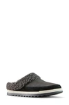 Cougar Liliana Water Repellent Faux Shearling Mule In Black/ Pewter