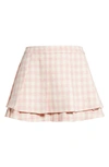 Shushu-tong Pleated Miniskirt In Pink