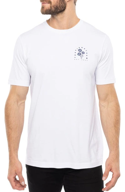 Travismathew Loyalty Progran Cotton Graphic T-shirt In White