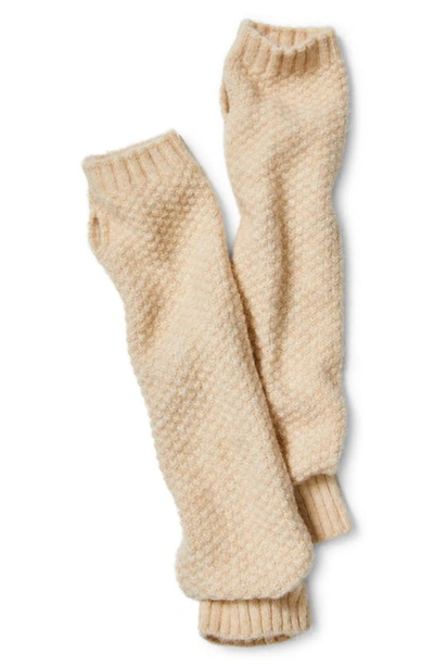 Free People Amour Knit Arm Warmers In Cream