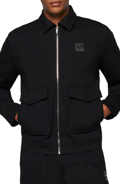 Sergio Tacchini Tommaso Zip Jacket In Black