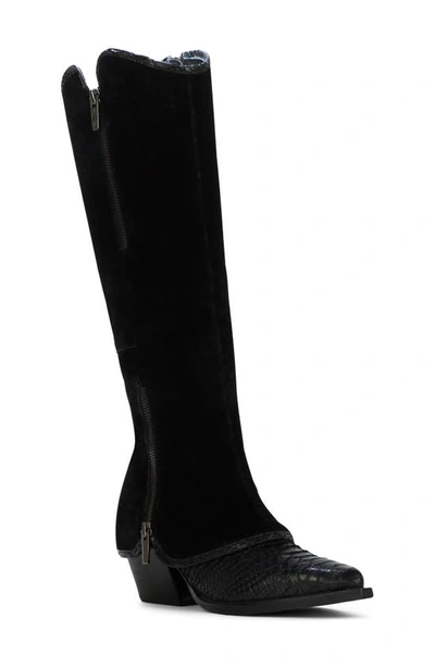 Donald Pliner Kayden Knee High Boot In Black