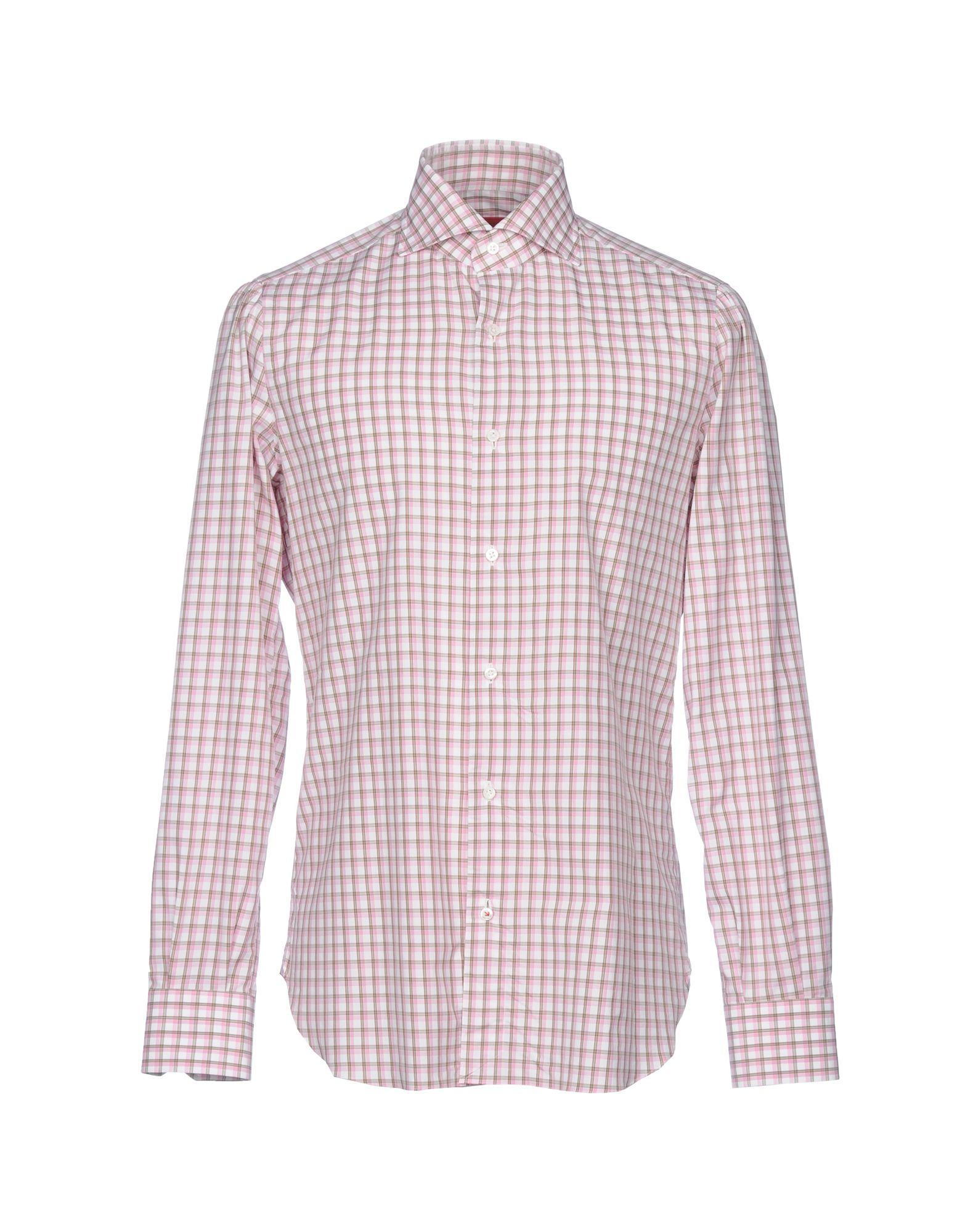Isaia Shirts In Pink | ModeSens