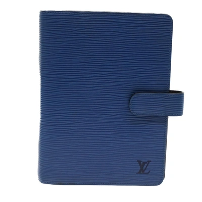 Louis Vuitton, Accessories, Authentic Louis Vuitton Agenda Mm Blue Epi