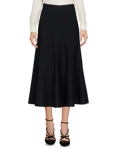 The Row 3/4 Length Skirt In Black