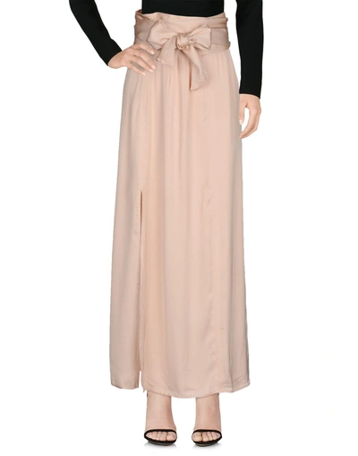 Elizabeth And James Long Skirts In Light Pink