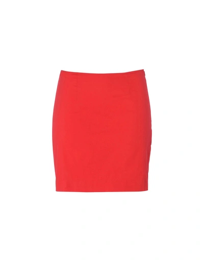 Staud Mini Skirt In Red