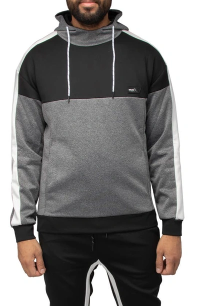 X-ray Colorblock Pullover Hoodie & Joggers In Black/ White