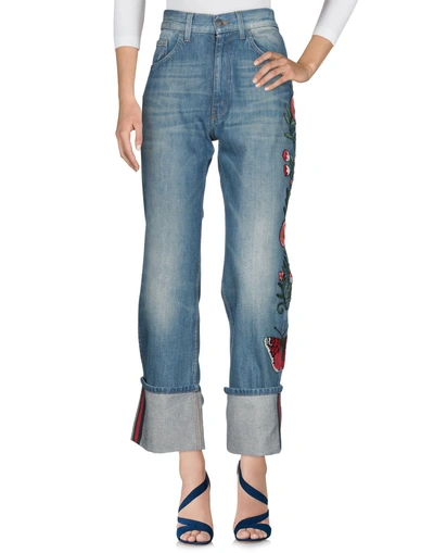 Gucci Denim Trousers In Blue