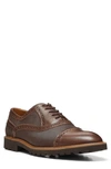 Donald Pliner Jordin Wingtip Derby In Cappuccino