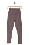 90 Degree By Reflex Interlink Polygiene Supreme Pocket Leggings In Mocha