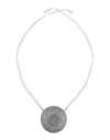 Dries Van Noten Necklace In Light Grey