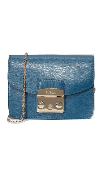 Furla Metropolis Mini Cross Body Bag In Blue Cobalt | ModeSens