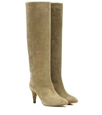 Isabel Marant Latsen Suede Boots In Brown