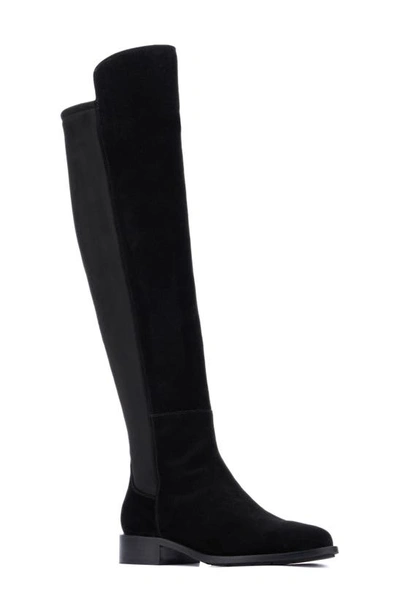 Aquatalia Natessa Weatherproof Over The Knee Boot In Black