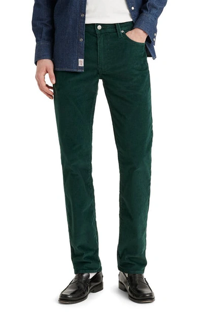 Levi's 511™ Slim Fit Corduroy Pants In Darkest Spruce S 14w Cord