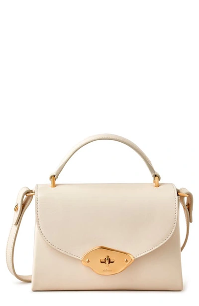 Mulberry Small Lana Top Handle Crossbody Bag In Eggshell