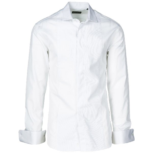 armani white dress shirt