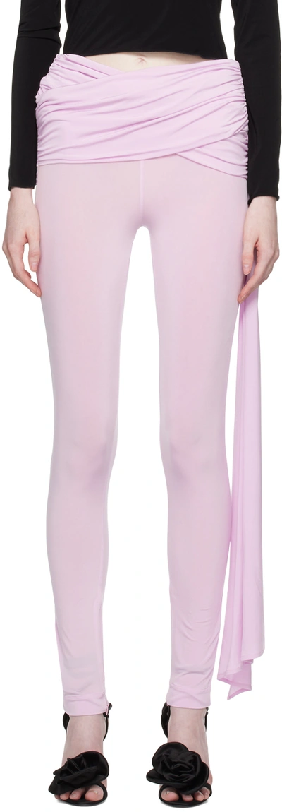 Magda Butrym Pink Layered Leggings