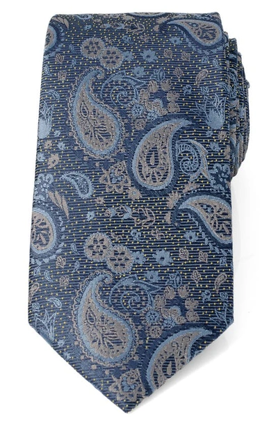 Cufflinks, Inc Paisley Silk Tie In Blue