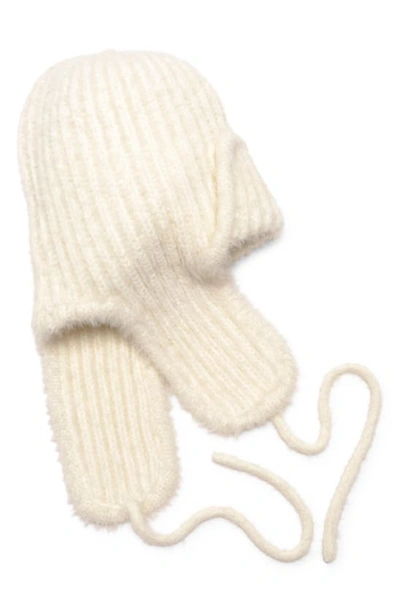 Free People Timber Fuzzy Shaker Trapper Hat In Cream