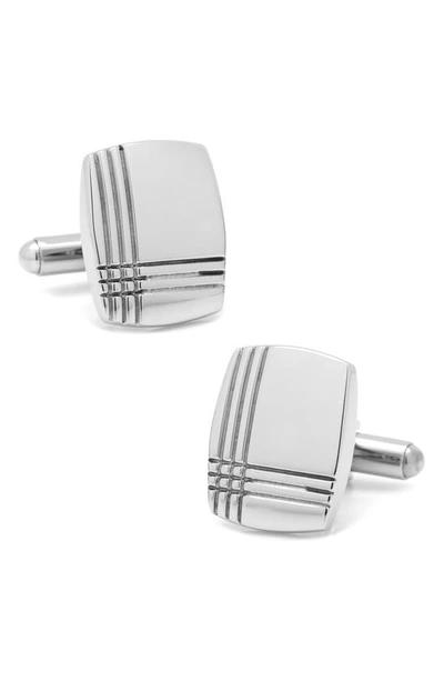 Cufflinks, Inc . Tartan Cuff Link & Stud Set In Silver