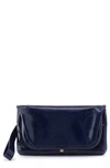 Hobo Lauren Leather Wristlet In Nightshade