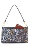 Hobo Darcy Convertible Leather Crossbody Bag In Mirror Cheetah