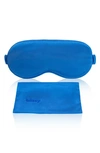 Blissy Silk Sleep Mask In Azure