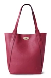 Mulberry Bayswater Heavy Grain Leather North/south Tote In Pink