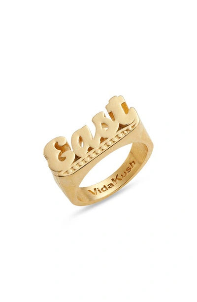 Vidakush East Ring In Gold