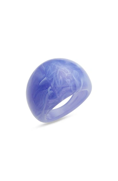 Vidakush Lavender Latte Ring In Blue
