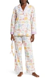 Pj Salvage Cotton Flannel Pajamas In Natural
