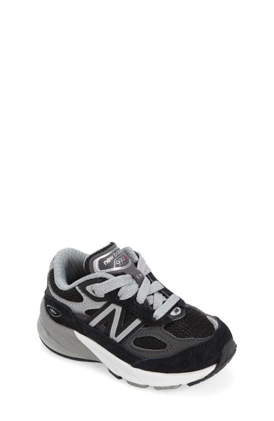 New Balance Kids' 990v6 Sneaker In Black