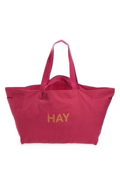 Hay Weekend Tote Bag In Fuchsia