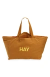 Hay Weekend Tote Bag In Brown