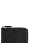 Mulberry Continental Leather Zip Pouch In Black