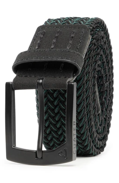 Travismathew Pass The Queso Stretch Belt In Black/ Laurel