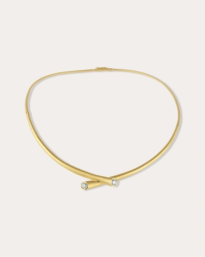 Carelle Women's Whirl Diamond Collar Necklace In Gold