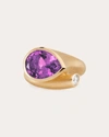 Carelle Women's Large Whirl Ring In Purple