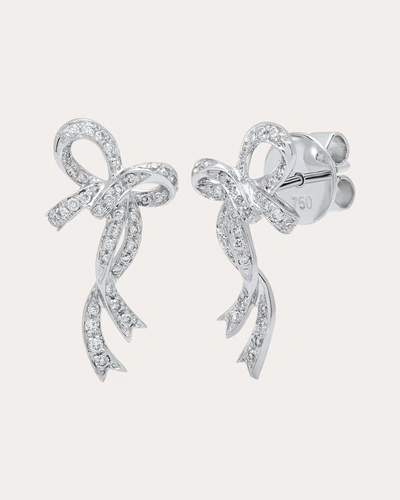 Colette Jewelry Women's Medium Bow Earrings In Silver