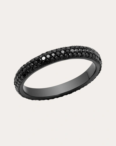 Colette Jewelry Women's Pavé Eternity Band In Black